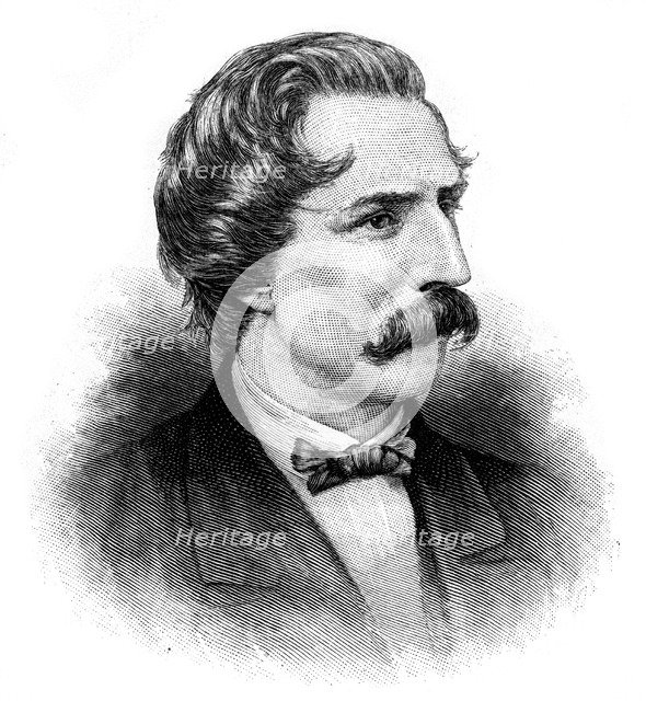 Artemus Ward, American humourist and writer, c1880. Artist: Anon