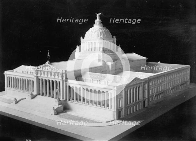 View of Capitol, Mexico City, Mexico, 1913. Creator: Harris & Ewing.