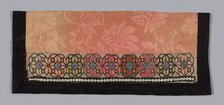 Band (for Woman's Trousers), China, 1875/1900. Creator: Unknown.