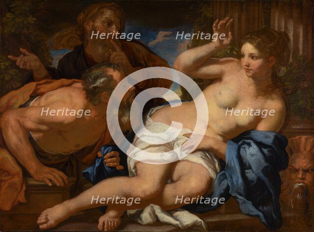 Susannah and the Elders, fourth quarter of 17th century. Creator: Johann Carl Loth.