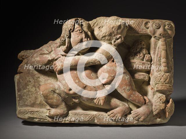 Wrestlers, 5th century. Creator: Unknown.