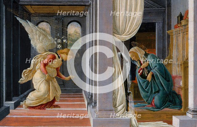 The Annunciation, ca. 1485-92. Creator: Sandro Botticelli.