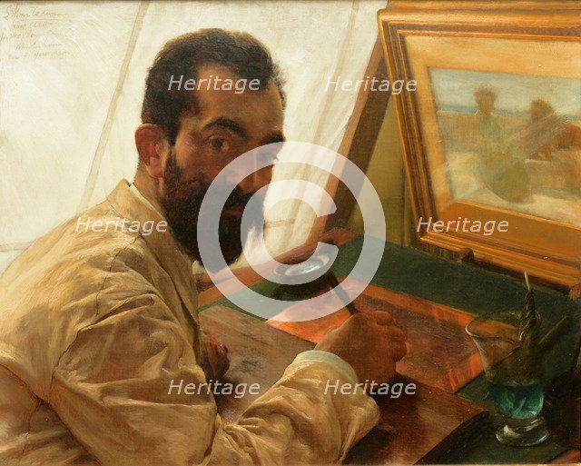 Portrait of Leopold Löwenstam, 1883.