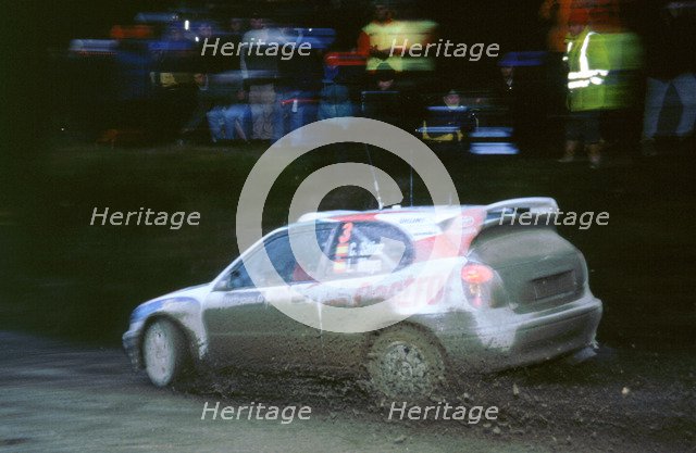 Toyota Corolla wrc.Carlos Sainz.1999 Network Q rally. Artist: Unknown.