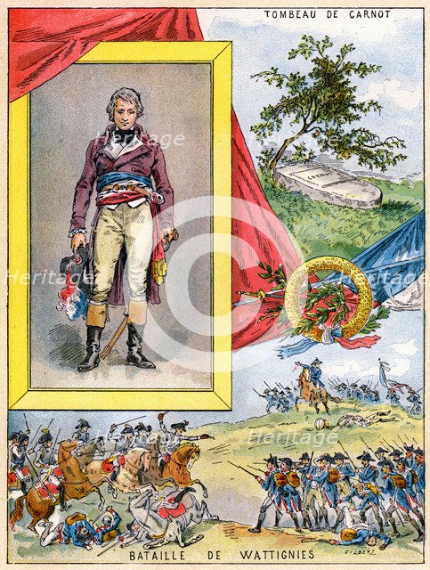 Lazare Carnot, French politician, engineer, and mathematician, 1898. Artist: Gilbert