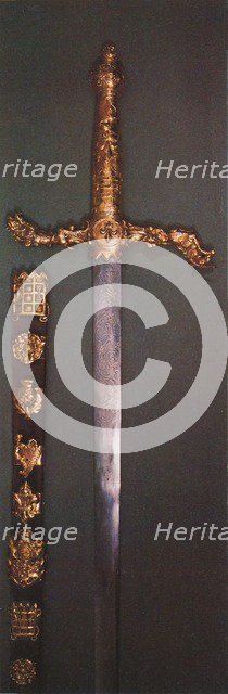 'Great Sword of State with scabbard', 1953. Artist: Unknown.