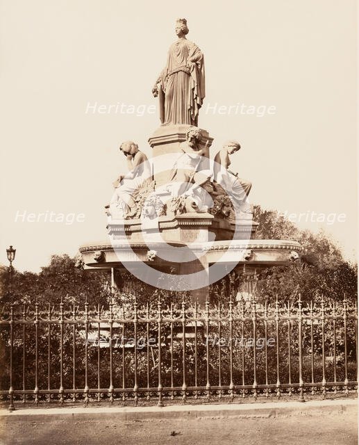 Nimes, Fontaine, ca. 1861. Creator: Edouard Baldus.