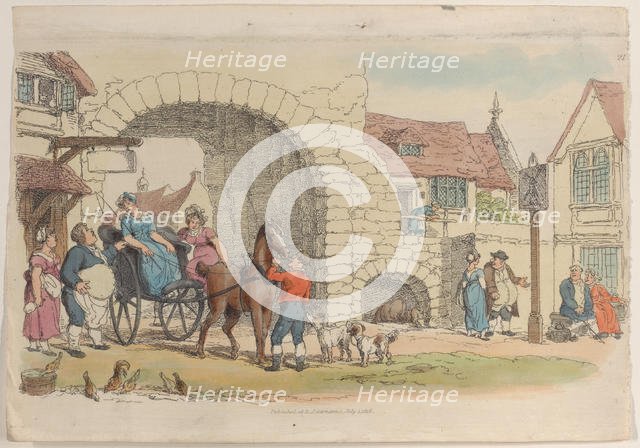 Plate 21, from "World in Miniature", 1816., 1816. Creator: Thomas Rowlandson.