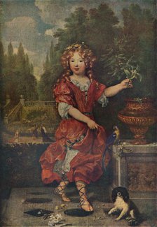 'Portrait of a Young Princess', c1688-1723 (c1927). Artist: Constantin Netscher.