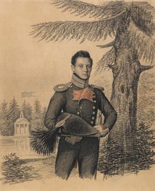 Portrait of Fyodor Ivanovich Dolgopolov (1792-1856), 1820s. Creator: Hampeln, Carl, von (1794-after 1880).