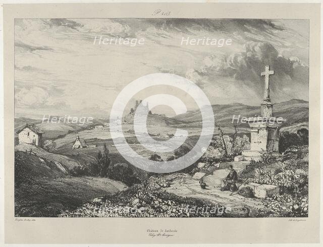 Château de Larderole, 1832. Creator: Godefroy Engelmann.