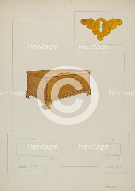 Chest, c. 1937. Creator: Katherine Morris.