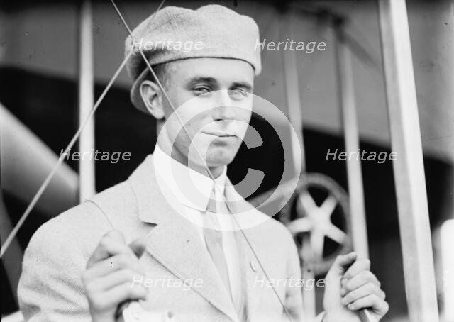 Wright Brothers Airplane, Etc - Harry Atwood, 1911. Creator: Harris & Ewing.