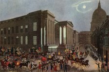 'The Royal Mails starting from the General Post Office, London', 1830 (1927).Artist: R Reeves