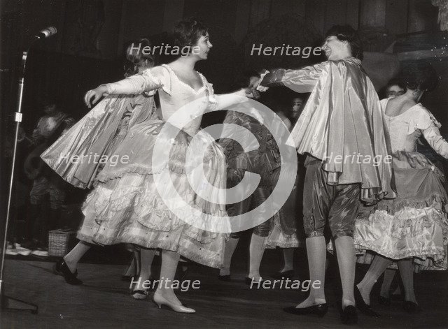 Princess Christina of Sweden at a costume ball, Stockholm, 1962. Artist: Unknown