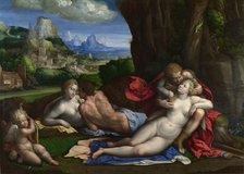 An Allegory of Love, c. 1527-1530. Artist: Garofalo, Benvenuto Tisi da (1481-1559)