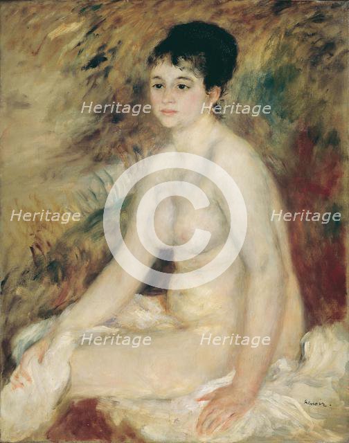 After the bath, 1876. Creator: Renoir, Pierre Auguste (1841-1919).