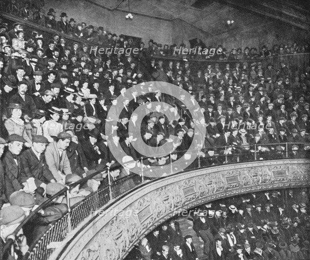 A music hall gallery, London, c1900 (1901). Artist: Unknown.