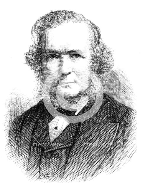 The late Mr. George Cole, landscape-painter, 1883. Creator: Unknown.