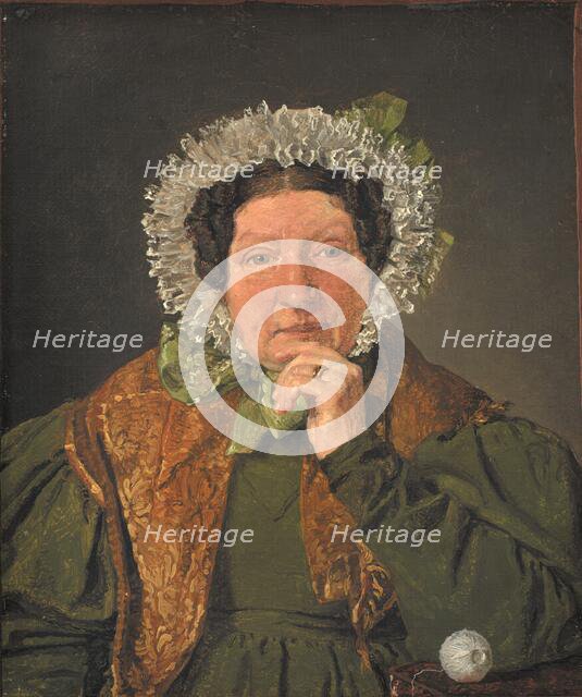 Portrait of the Artist´s Mother, Cecilia Margrethe Kobke, née Petersen, 1836. Creator: Christen Købke.