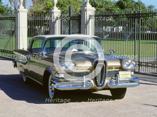 1958 Edsel citation. Artist: Unknown.