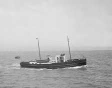 The 30 ton motor yacht 'Black Pearl', 1936. Creator: Kirk & Sons of Cowes.