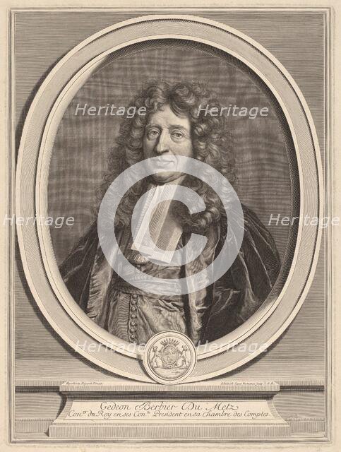 Gedeon Berbier-Du Metz. Creator: Gerard Edelinck.