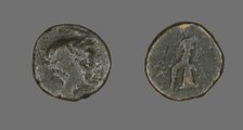 Coin Depicting a Head, 3rd-2nd century BCE. Creator: Unknown.