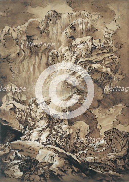 The Deliverance of Cybele, an Allegory of the Seasons, n.d.. Creator: Gabriel François Doyen.