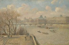 The Louvre From The Pont Neuf, 1902. Creator: Camille Pissarro.