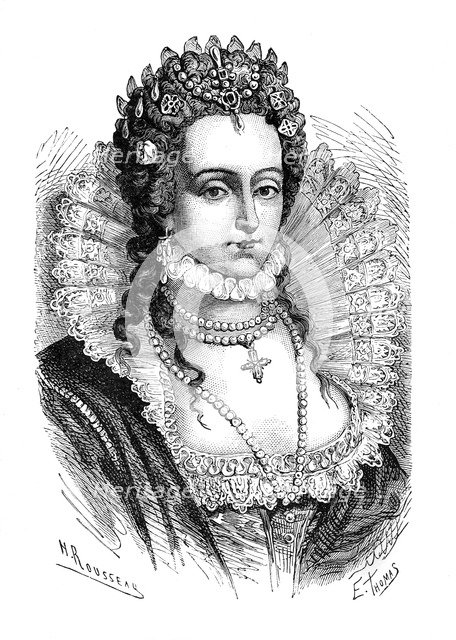 Queen Elizabeth I, (c1920s). Artist: EThomas