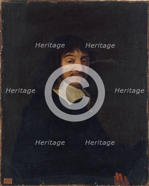 Portrait of René Descartes (1596-1650), philosopher and scholar. Creator: Unknown.