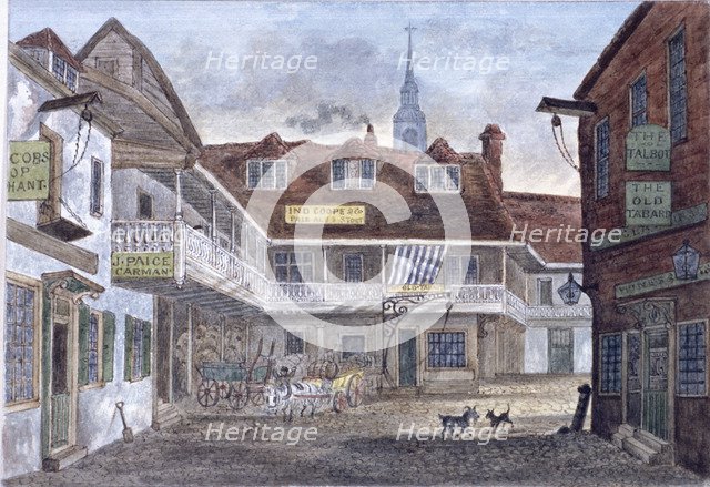 Borough High Street, Southwark, London, c1880. Artist: Anon