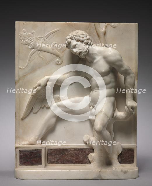 Philoctetes on the Island of Lemnos, c. 1510-1515 . Creator: Giovanni Maria Mosca (Italian, 1495/99-1574), workshop of.