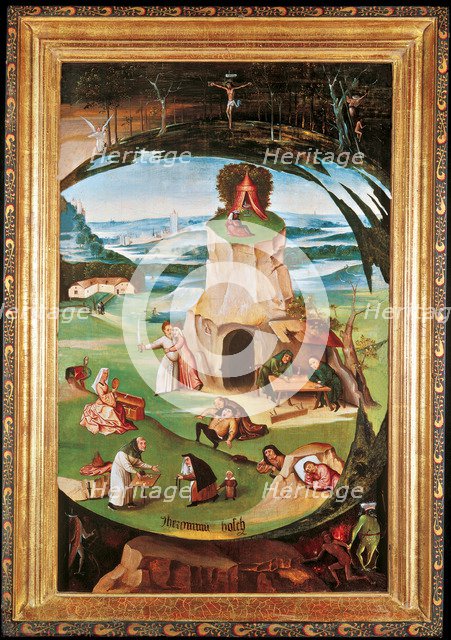 The Seven Deadly Sins. Artist: Bosch, Hieronymus (c. 1450-1516)