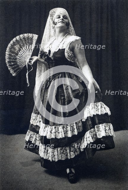 Carmen Tortola Valencia (1882-1955), Andalusian dancer.