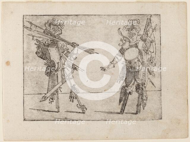 From "Bizzarie di varie Figure", 1624. Creator: Giovanni Battista Bracelli.