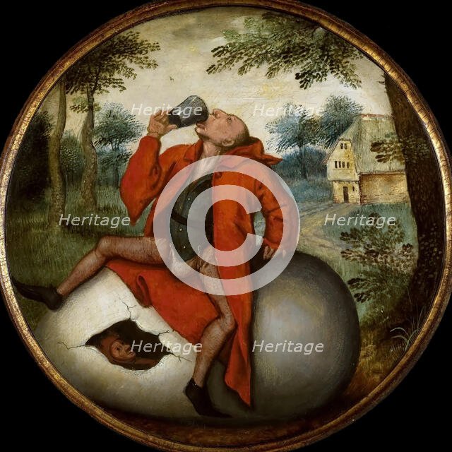 A Flemish Proverb , End of 16th cen. Creator: Brueghel, Pieter, the Younger (1564-1638).