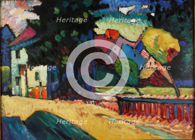 Landscape with a green House, 1909.