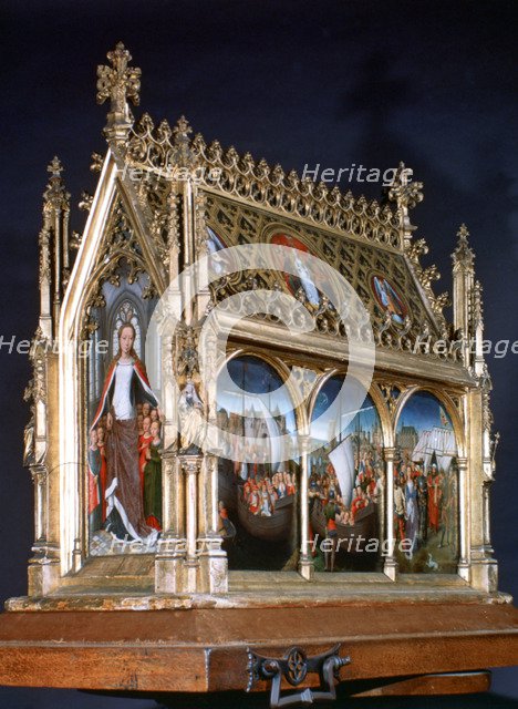 'St Ursula Shrine, St Ursula and the Holy Virgins', 1489. Artist: Hans Memling