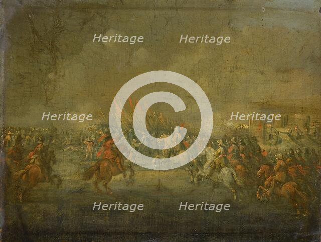 A Cavalry Skirmish, c.1645. Creator: Unknown.