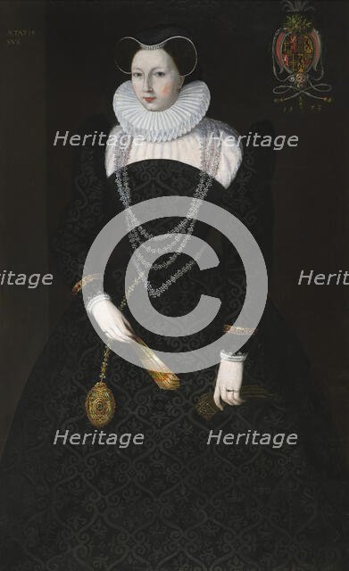 Portrait of Anne de Bethune (1548-1607), 1573. Creator: Quesnel, François (1543-1619).