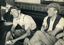 'Workmen in an English inn listening to Mr. Churchill', 1942. Creator: Unknown.
