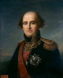 Count Jean-Mathieu Sérurier (1742-1819), Marshal of the Empire, 1834. Creator: Laneuville, Jean-Louis (1748-1826).
