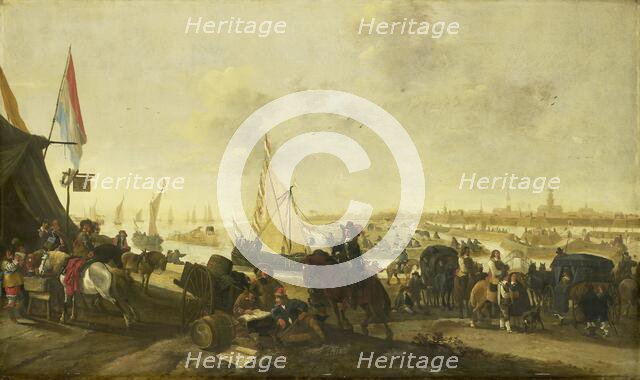 The Siege and Capture of the City of Hulst from the Spaniards, November 5, 1645, 1645. Creator: Hendrick de Meijer.