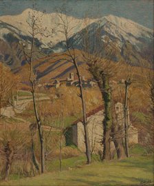 Canigou in winter, 1921. Creator: George-Daniel de Monfreid.