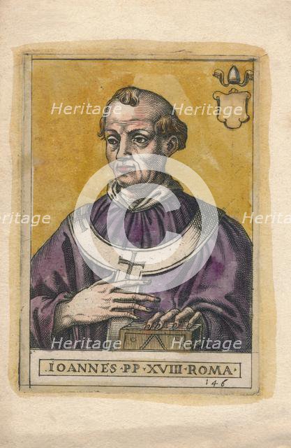 Pope John XVIII. Creator: Unknown.