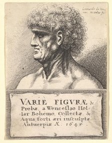 Title-page to 'Varie Figuræ & Probæ', 1645. Creator: Wenceslaus Hollar.