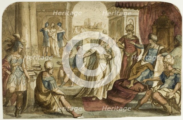 Woman before a King, n.d. Creator: Unknown.