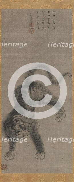 Tiger, early 18th century. Creator: Meiso.